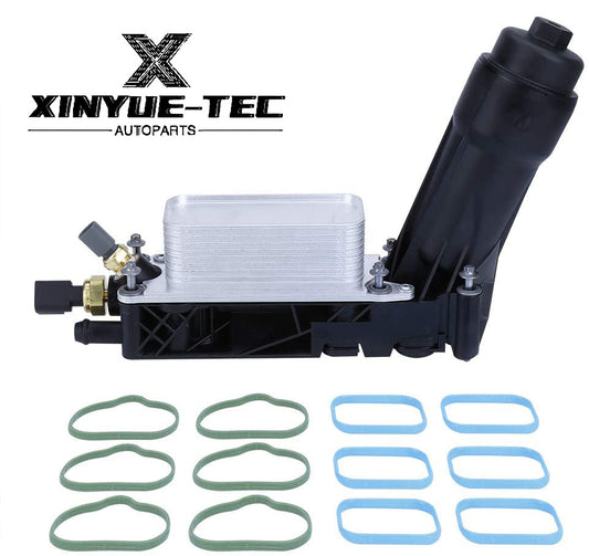 Fit For 11-13 for Dodge for Jeep for Chrysler 3.6L Engine Oil Cooler Filter Housing Assembly