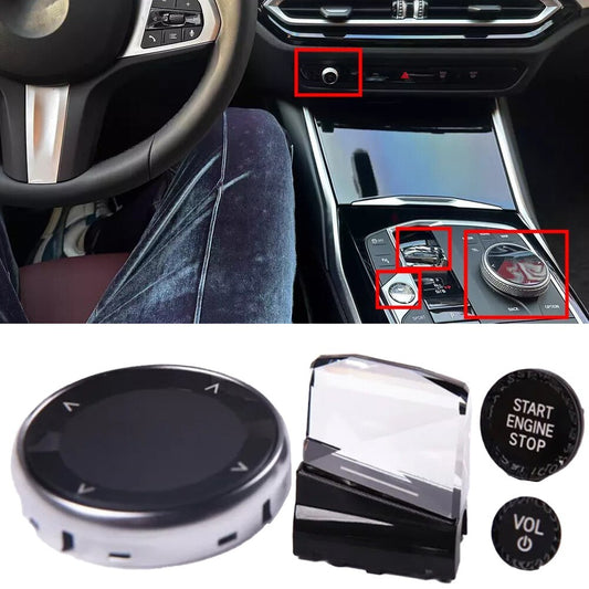 4PCS For Crystal Gear Shift Knob Shifter Sticker for G20 for i3 for IX3 2023