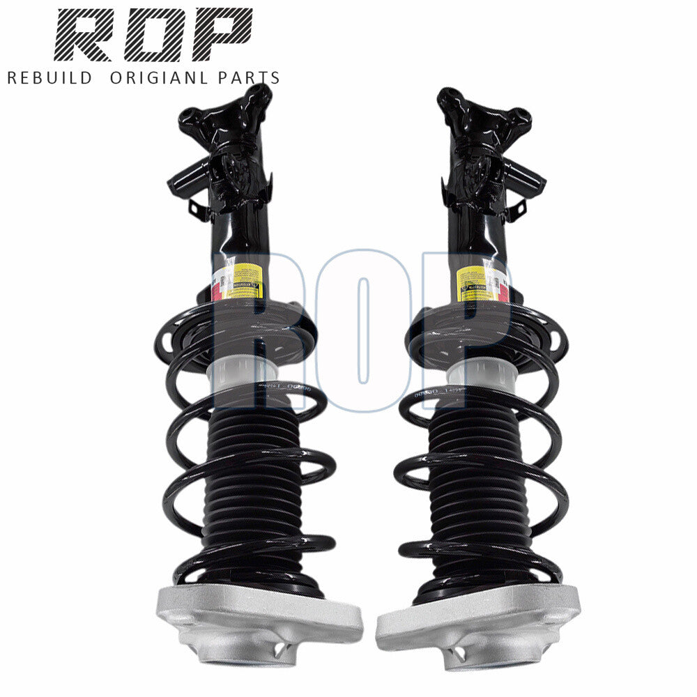 Pair Front Shock Strut Assemblies w/ADS for Mercedes W212 W218 CLS63 E63 AMG RWD