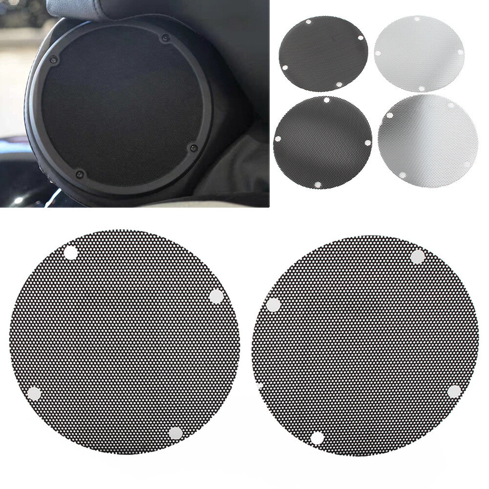 Fit for Harley Touring Electra Glide 96-13 FLHT Mesh Rear Speaker Grill Covers