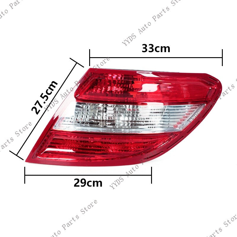 Right Rear Tail Light cover for Mercedes Benz W204 C280 C300 2007-2010 Stop Lamp