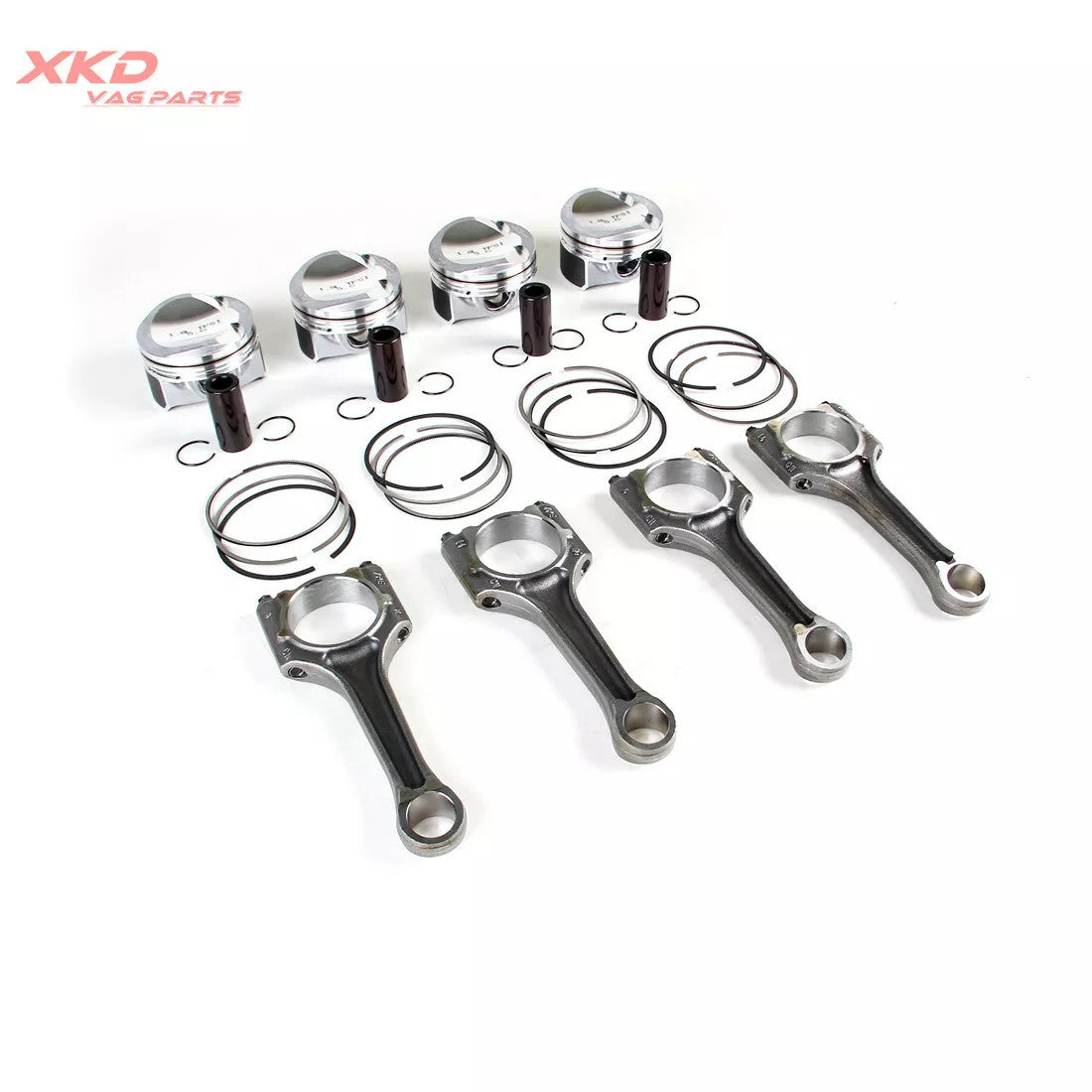 1.8T Piston Ring Assembly Con Rods 23MM Kit Fit for VW CC for Audi for A4 06H107065DF