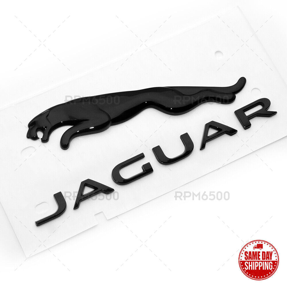 OE for Jaguar Glossy Black Liftgate Tailgate Hatch Emblem Badge Nameplate T2R27585