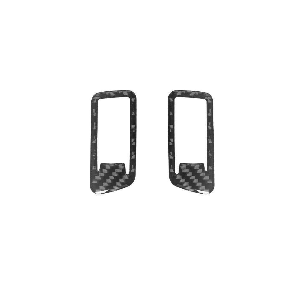 Carbon Fiber Rear Window Lift Switch Cover Trim for Volkswagen for Tiguan 2013-2017