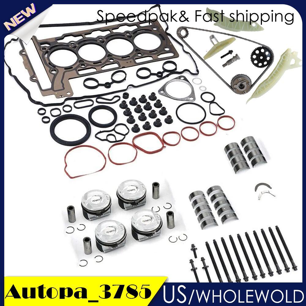 N14B16 1.6T Engine Rebuild Overhaul Kit w/ Timing Kit for Mini Cooper S R55-R59