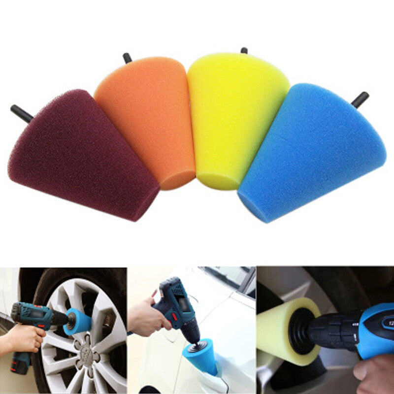 Car polishing pad, cushioning foam sponge pad, car wheel hub, headlight polishing