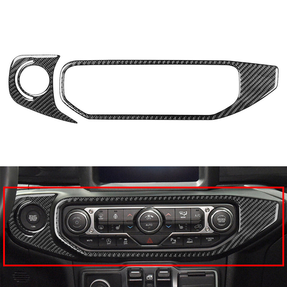 AC Climate Control Cover Trim for Jeep for Wrangler JL 4XE Gladiator JT