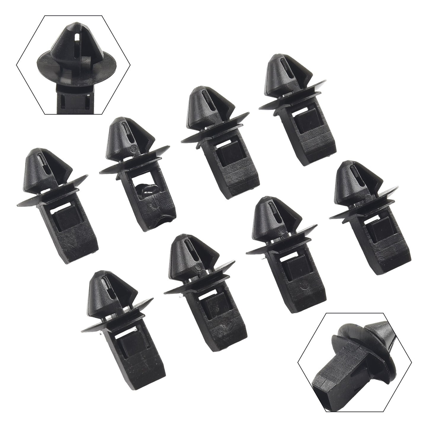 8PCS Grille Moulding Clips Fit 2013-2020 for Ram 1500 2500 3500 4500 5500,Black