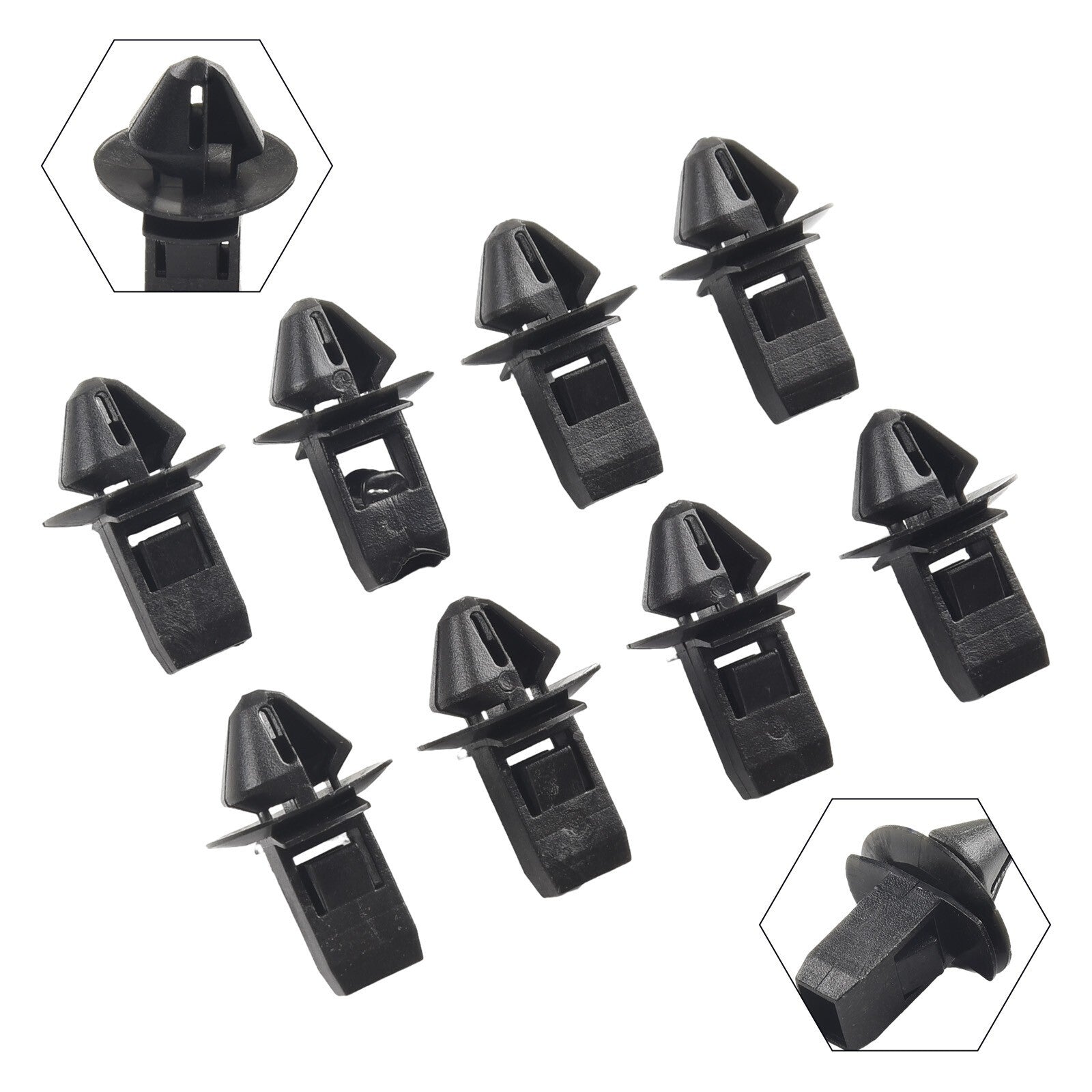 8PCS Grille Moulding Clips Fit 2013-2020 for Ram 1500 2500 3500 4500 5500,Black