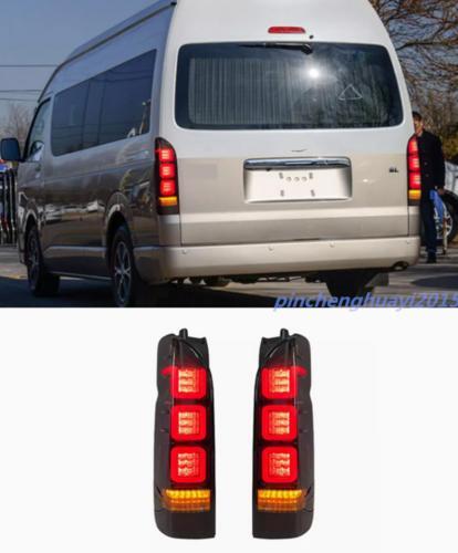 Dynamic signal pair for smoked LED taillights/rear lights suitable for Toyota Hiace 2005-2018.