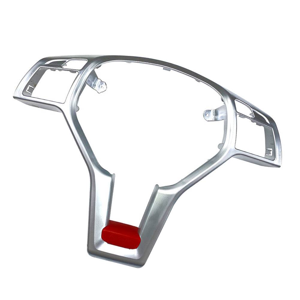 Steering Wheel Frame Trim Cover Silver for Mercedes A C E SLK CLA CLS GLA Class
