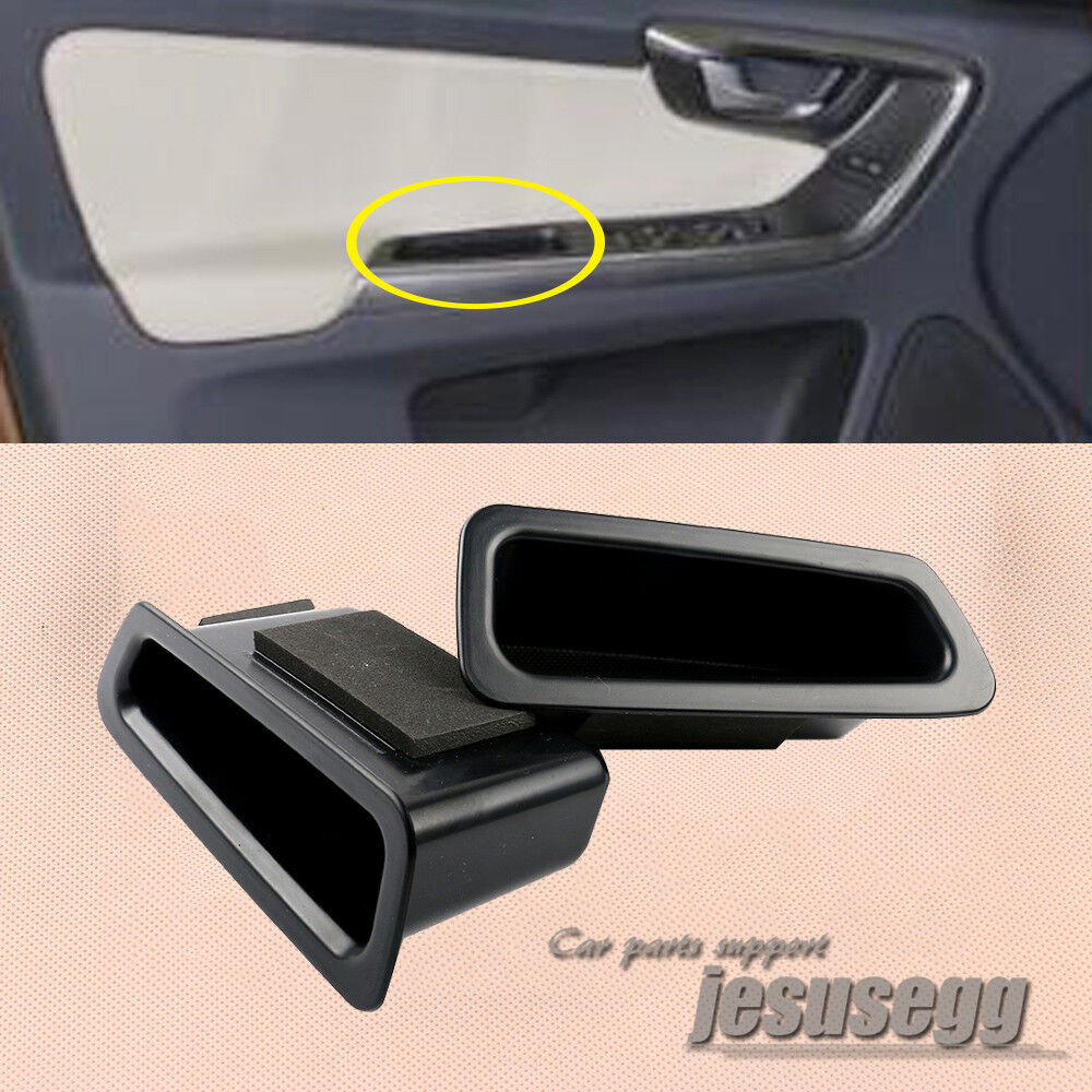 Front Glove Armrest Storage Box Door Organizer Handle R+L for Volvo XC60 2009-16