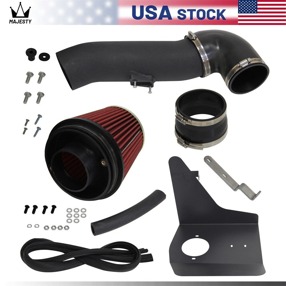 Cold Air Intake Kit + Heat Shield + Filter For 12-15 for Chevy Camaro LS LT 3.6L V6