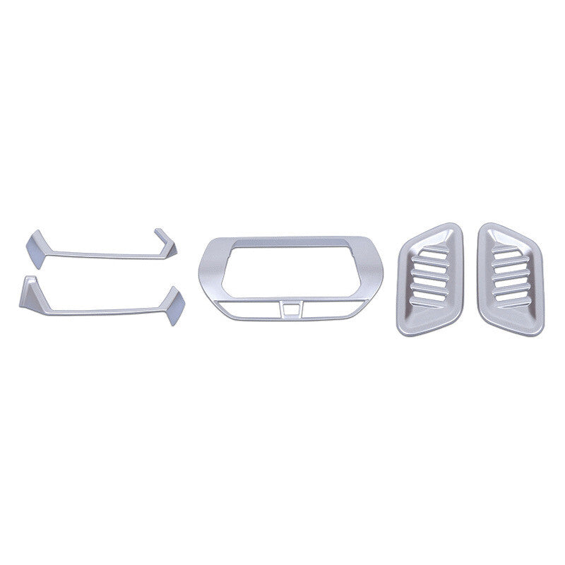 LR AC Air Outlet Vent Cover for Nissan Altima Teana 19-2022 Matte Silver Middle