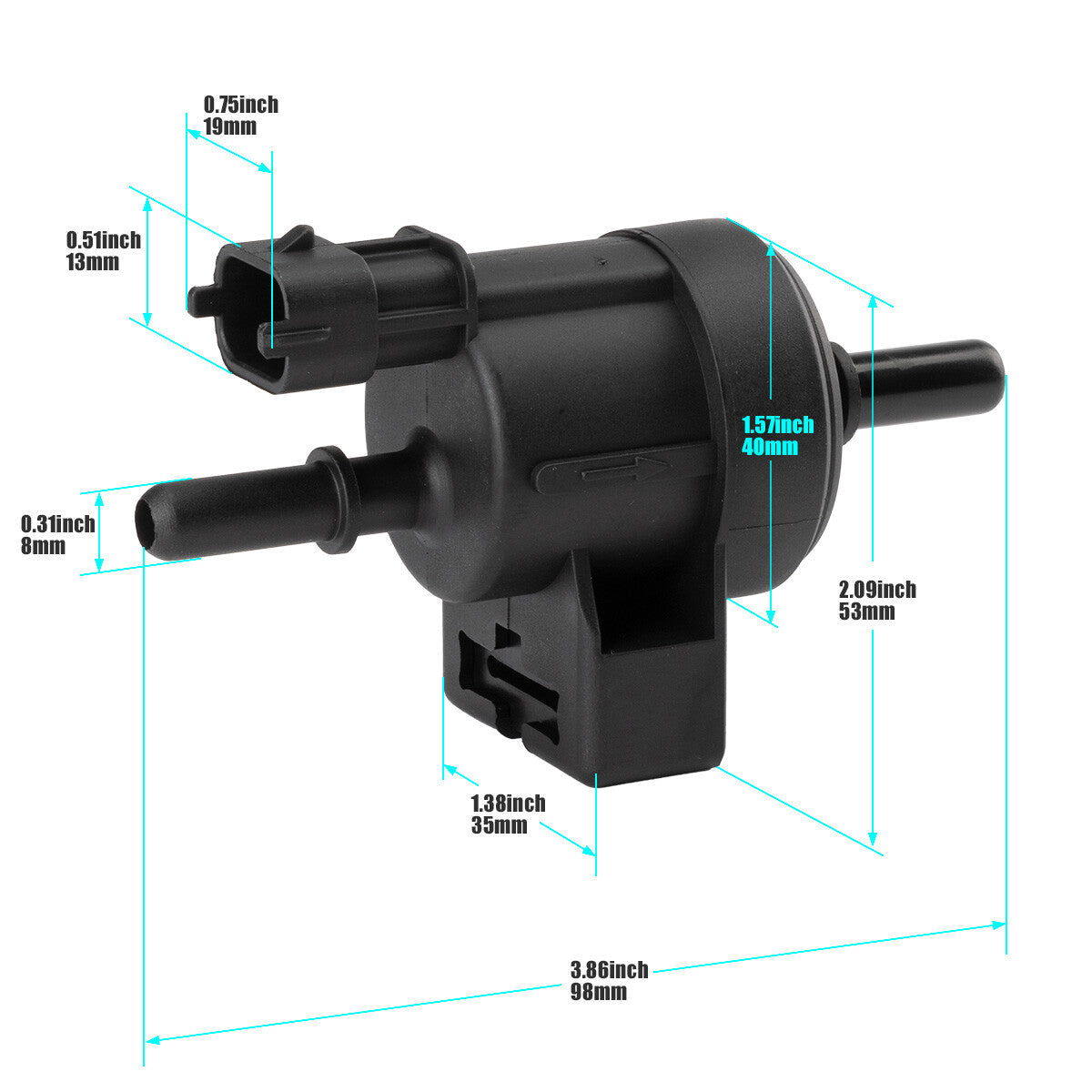 Vapor canister purge valve for Chevrolet for Cruze 11-15 for Cruze Limited Edition 2016 55567453