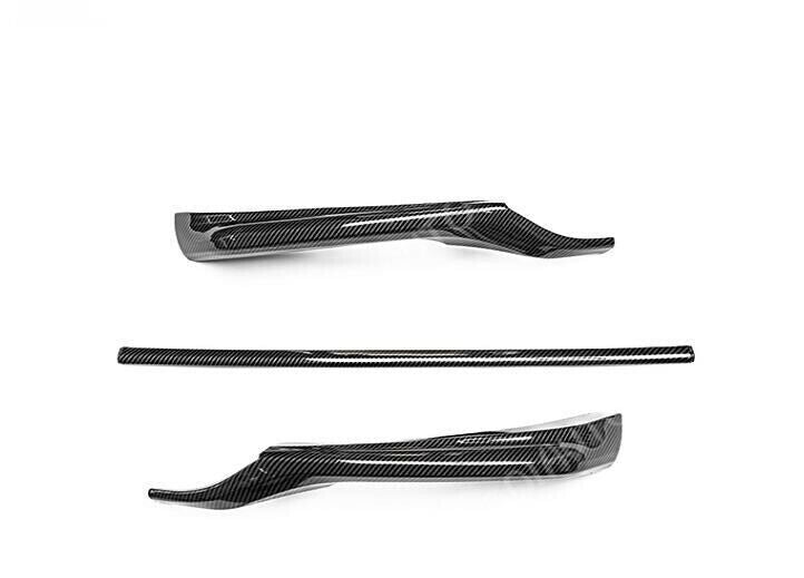 Carbon ABS Front Bumper Bottom Bezel Trim Cover For 21-2023 Toyot@a for Camry SE/XSE