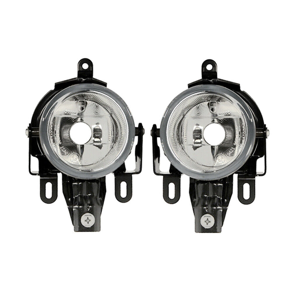 Pair Front Bumper Fog Lights Clear Driving Lamps For Pajero Montero 2003-2006