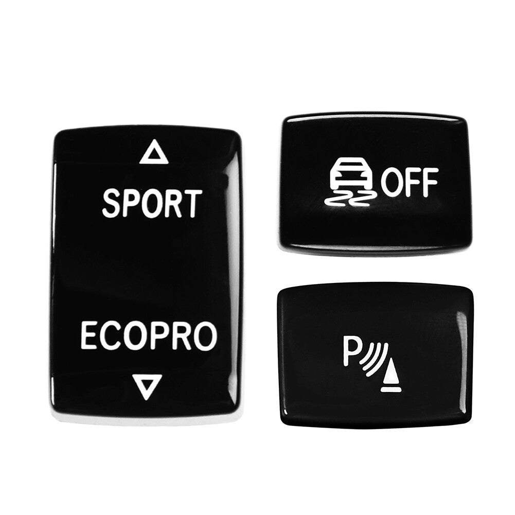 3 Pcs Gear Shift Button Trim FIT for BMW F20 F21 F22 F23 F30 F31 F34 F32 F33 F36