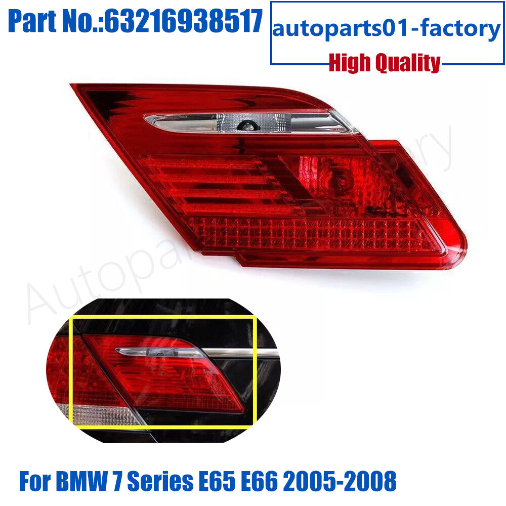 Rear Left Inner LED Tail light Signal Lamp for BMW 7 Series E65 E66 2005-2008
