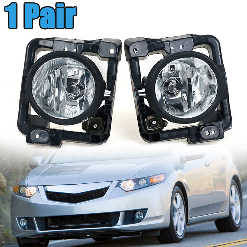 1 Pair Front Bumper Fog Light Fog Lamp for Honda Accord for Acura TSX 2009 2010