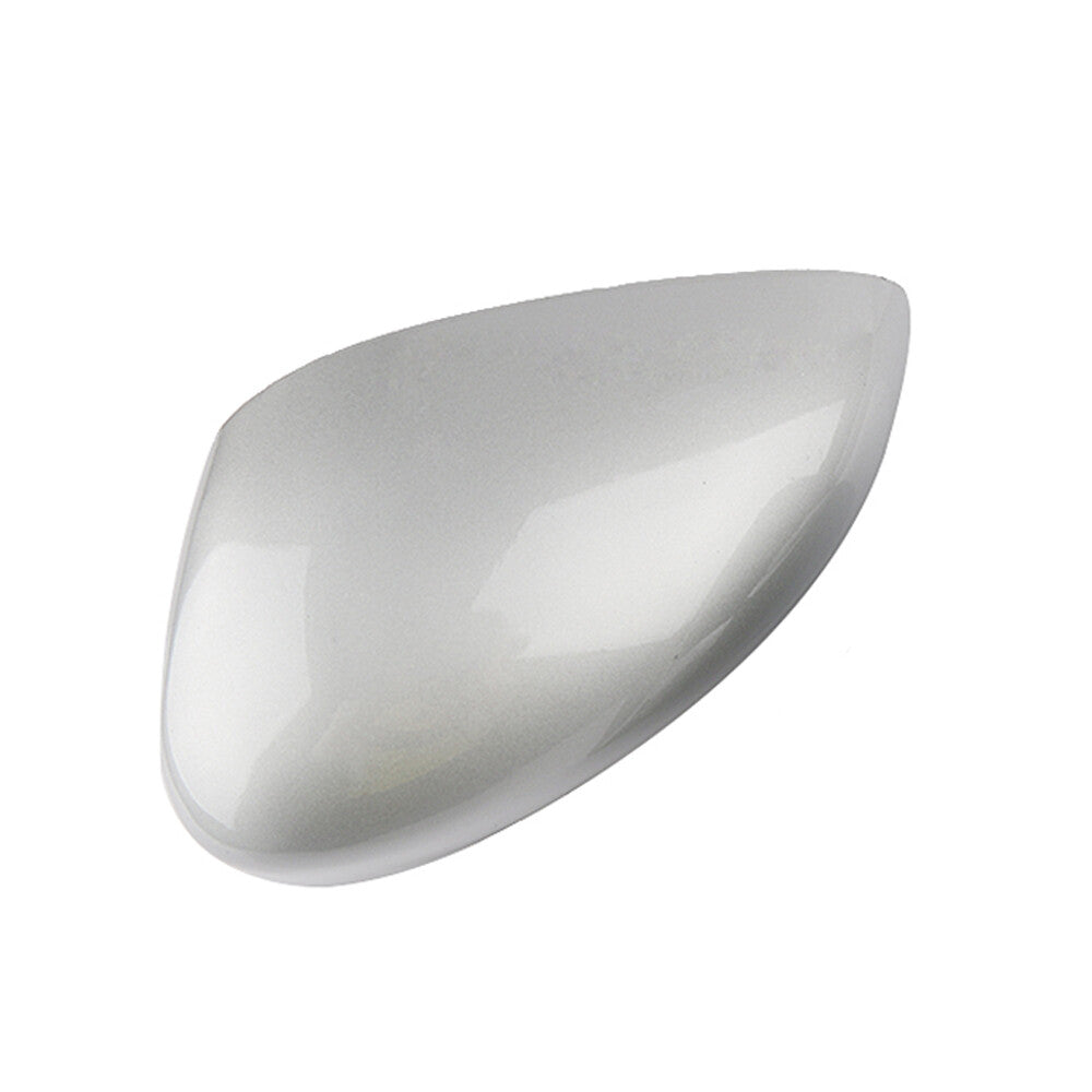 Passenger-side silver wing door mirror cover (left) applicable to for Ford Fiesta MK7 2008 - 2017