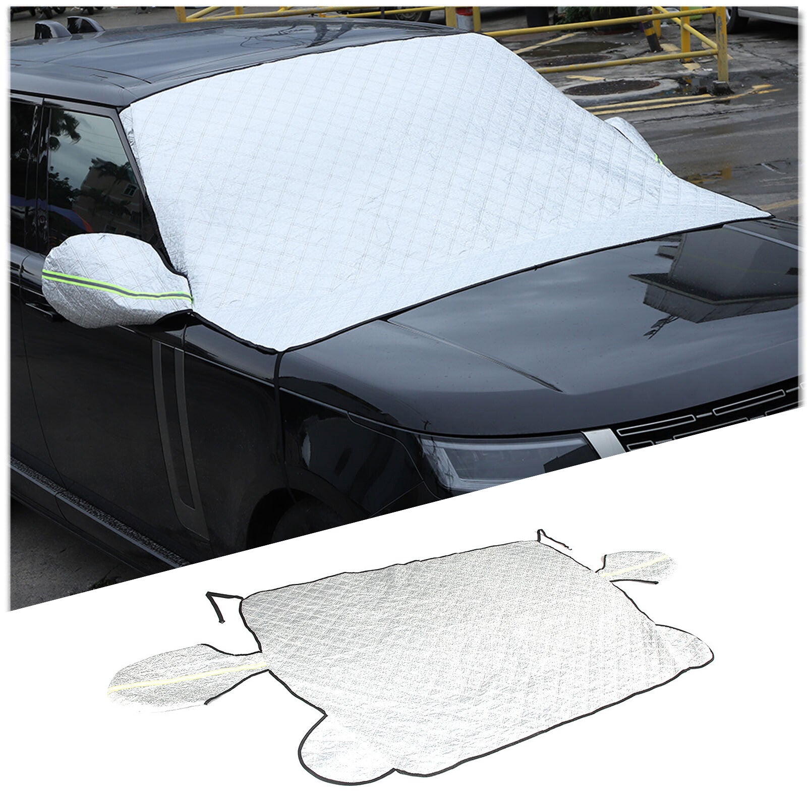 6-Piece Rear Taillight Sunshade and Anti-collision Reflector Kit for Corvette C7 14-19