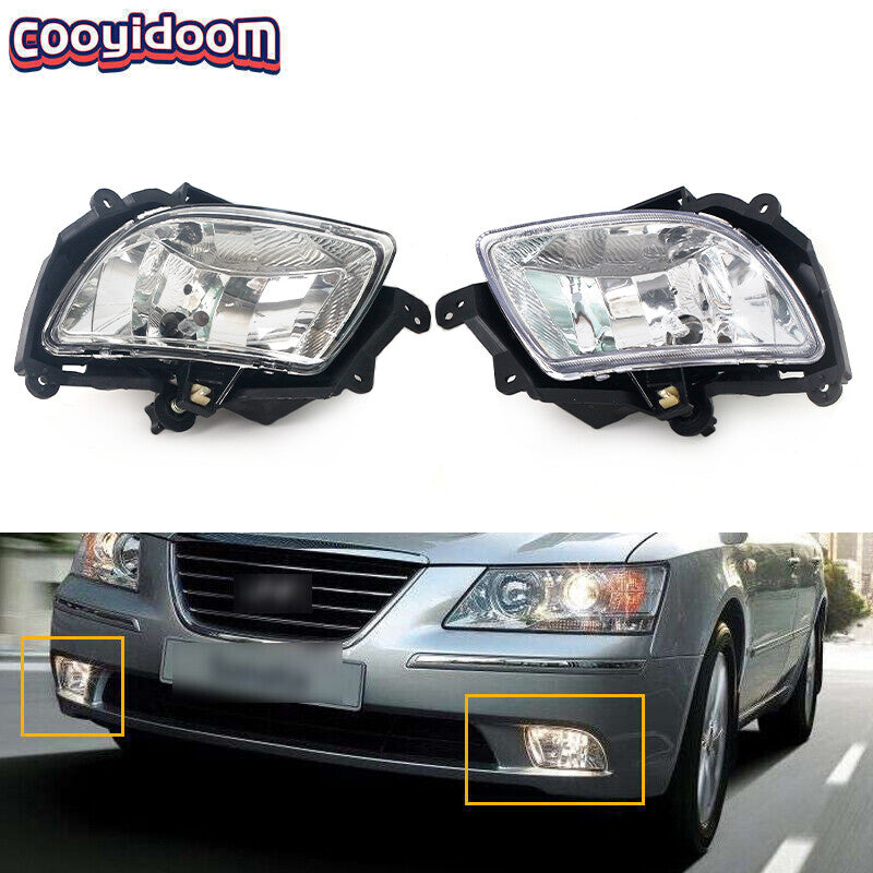 For 2008-10 for Hyundai Sonata NF Ser 2 Front bumper Fog Lamps Driving light LHRH