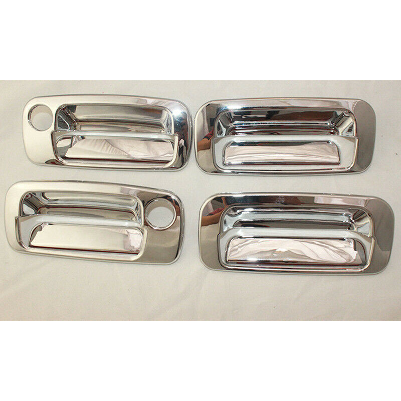 for Land Cruiser LC80 FJ80 1990-1997 Chrome Side Door Handle Bowl Cover Trim Set