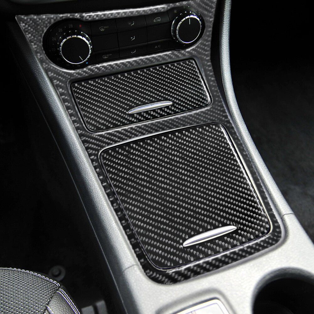 3Pcs Central Control Trim Cover for Mercedes Benz CLA 2014-2018/GLA 2015-2018