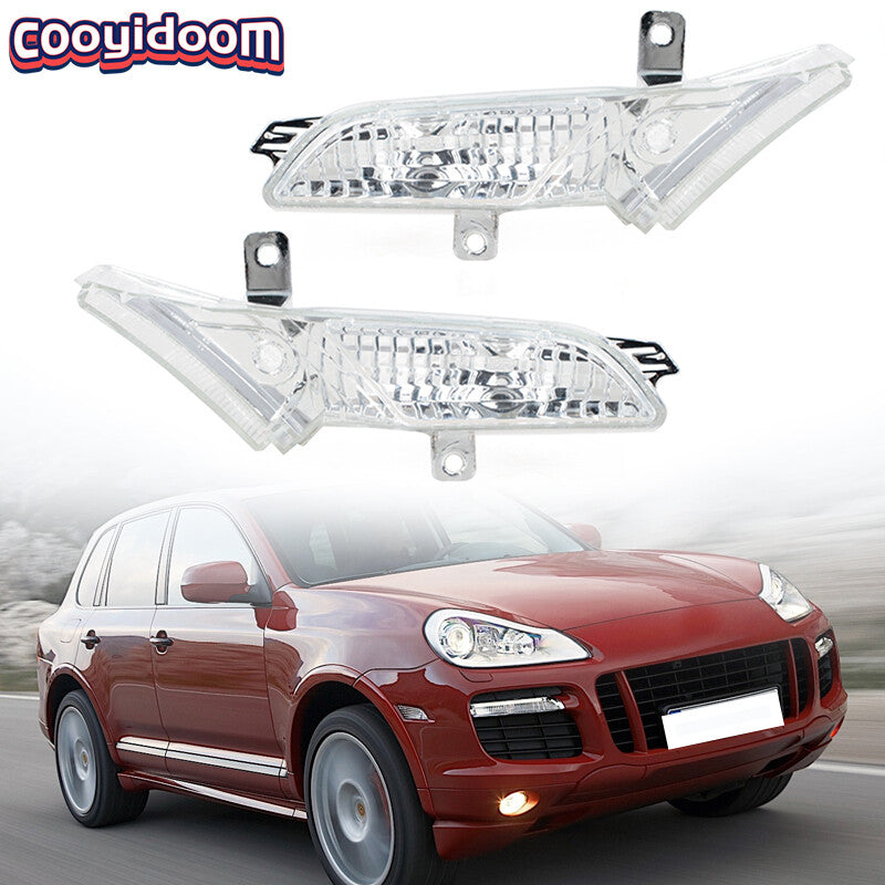 2Pcs Turn Signal Light Side Marker Indicator Light for Porsche for Cayenne 2007-10