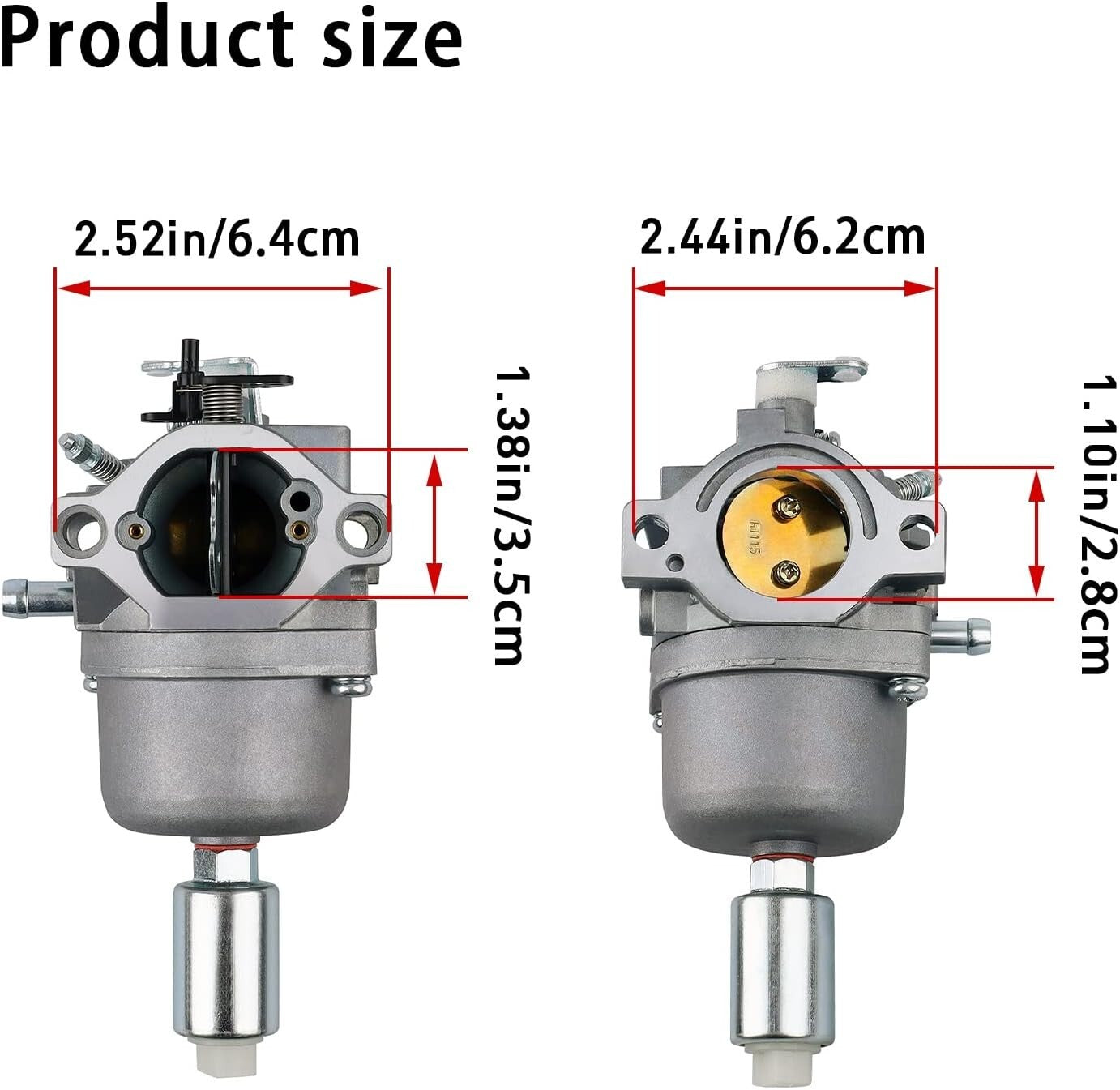 Carburetor for BriggsStratton 791858 794572 698620 Lawn Tractor Mower Carb 14hp