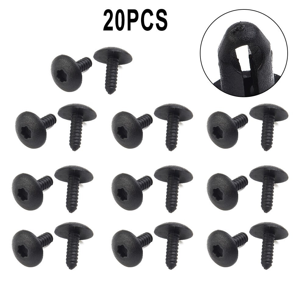 Clip Door Trim Panel Retainer 20pcs Set 21042098 55075139 Black