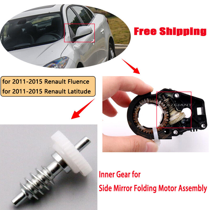 Car side mirror folding motor gear suitable for ISUZU D-Max 2012-2020 and MU-X 2012-2016