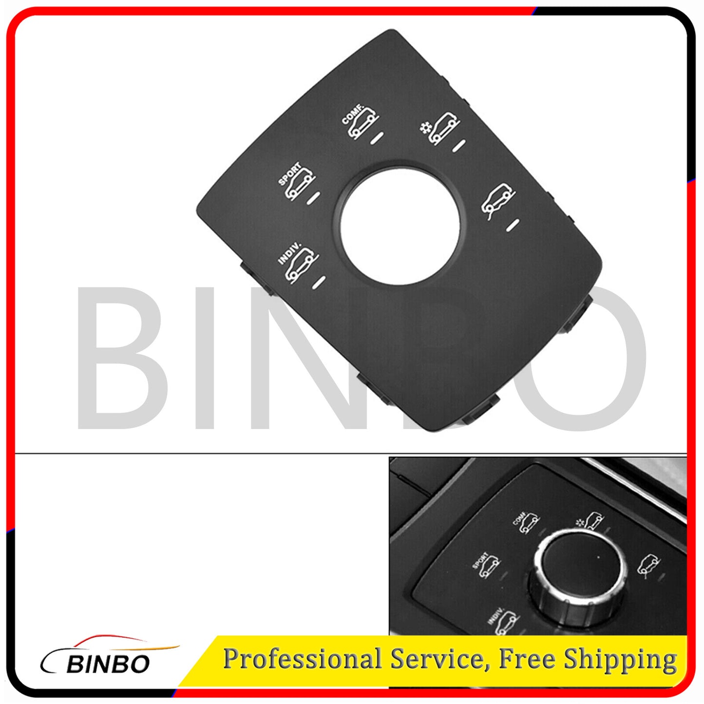 Interior Multimedia Switch Button Panel for Mercedes-Benz ML GL W166 2012-2015