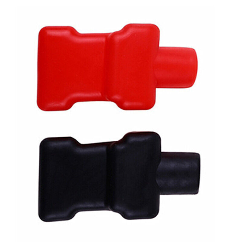 2-pack of top-post battery terminal insulating rubber protective film sleeves suitable for 18mm cables