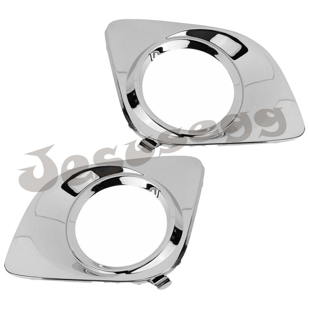 Front RHLH Fog Light Lamp Frame Cover Trim Fit For 2009-2012 for Toyota Venza Base
