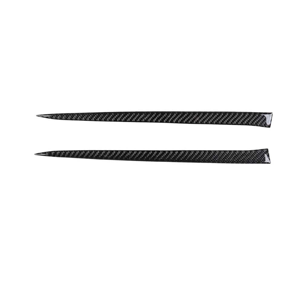 2X Carbon Fiber Front Bumper Trim for Toyota Supra A90 2019-2022