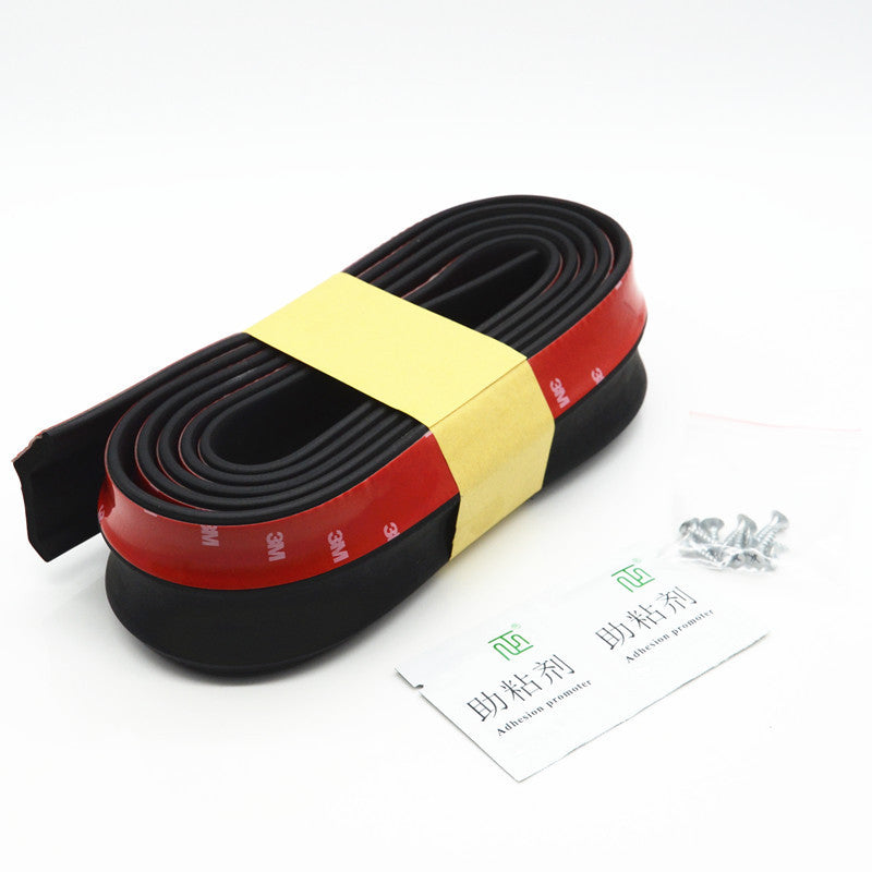 Car Front Bumper Lip Side Skirt Spoiler Protector Rubber Pad Chin Guard