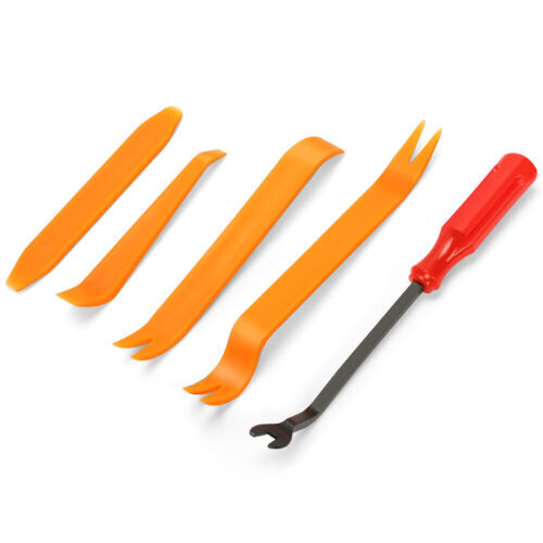 Automatic trim removal tool kit (5 pieces) for car panels, doors, windows, and dashboards - Automatic clamping