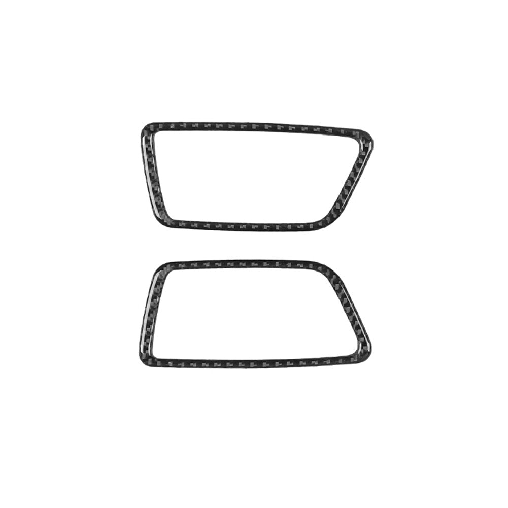Carbon Fiber Interior Front Door Handle Frame Cover Trim for Toyota Tacoma 16-21