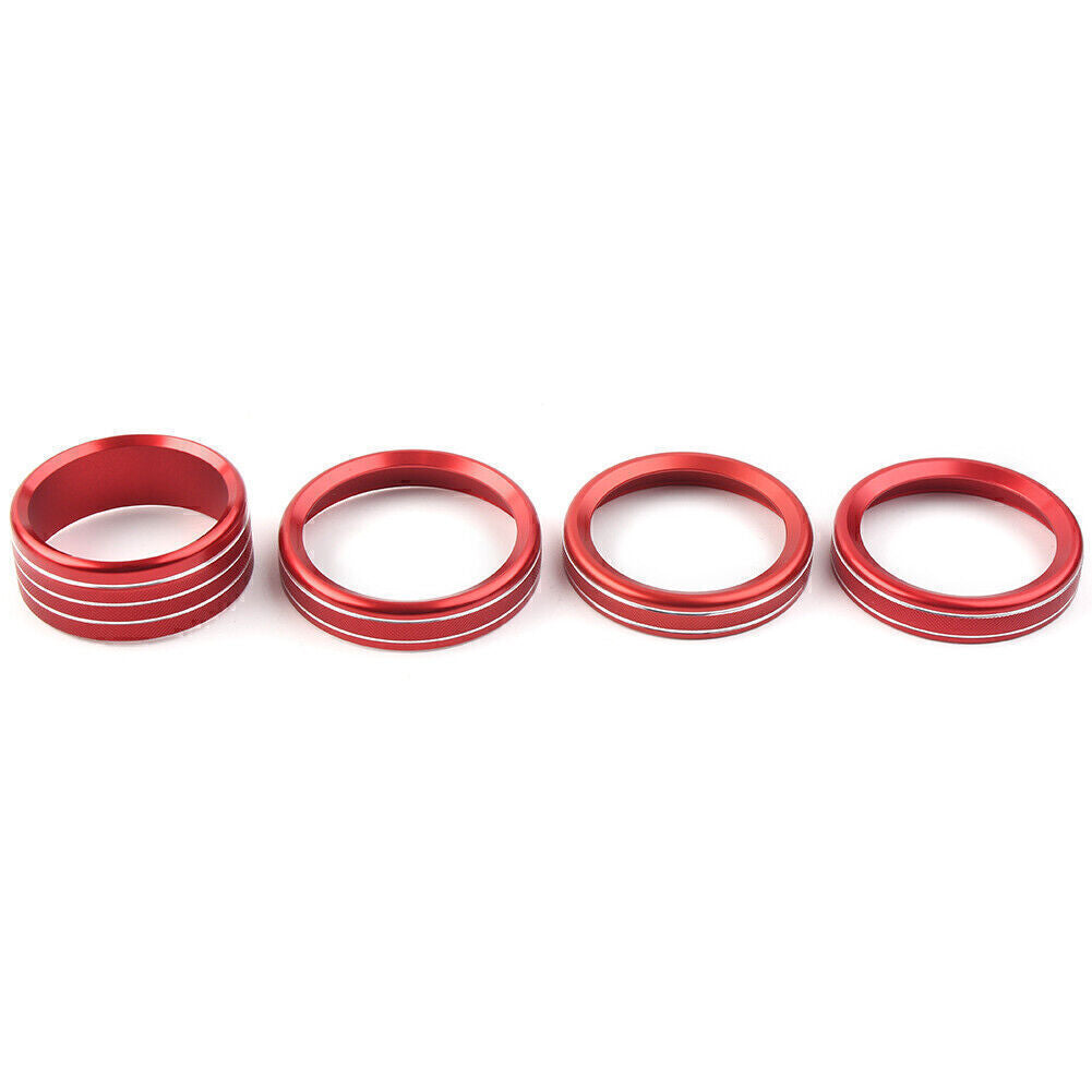 For 18-2020 for Jeep for Wrangler JL 4x Air Conditioner Switch Knob Ring Cover Trim