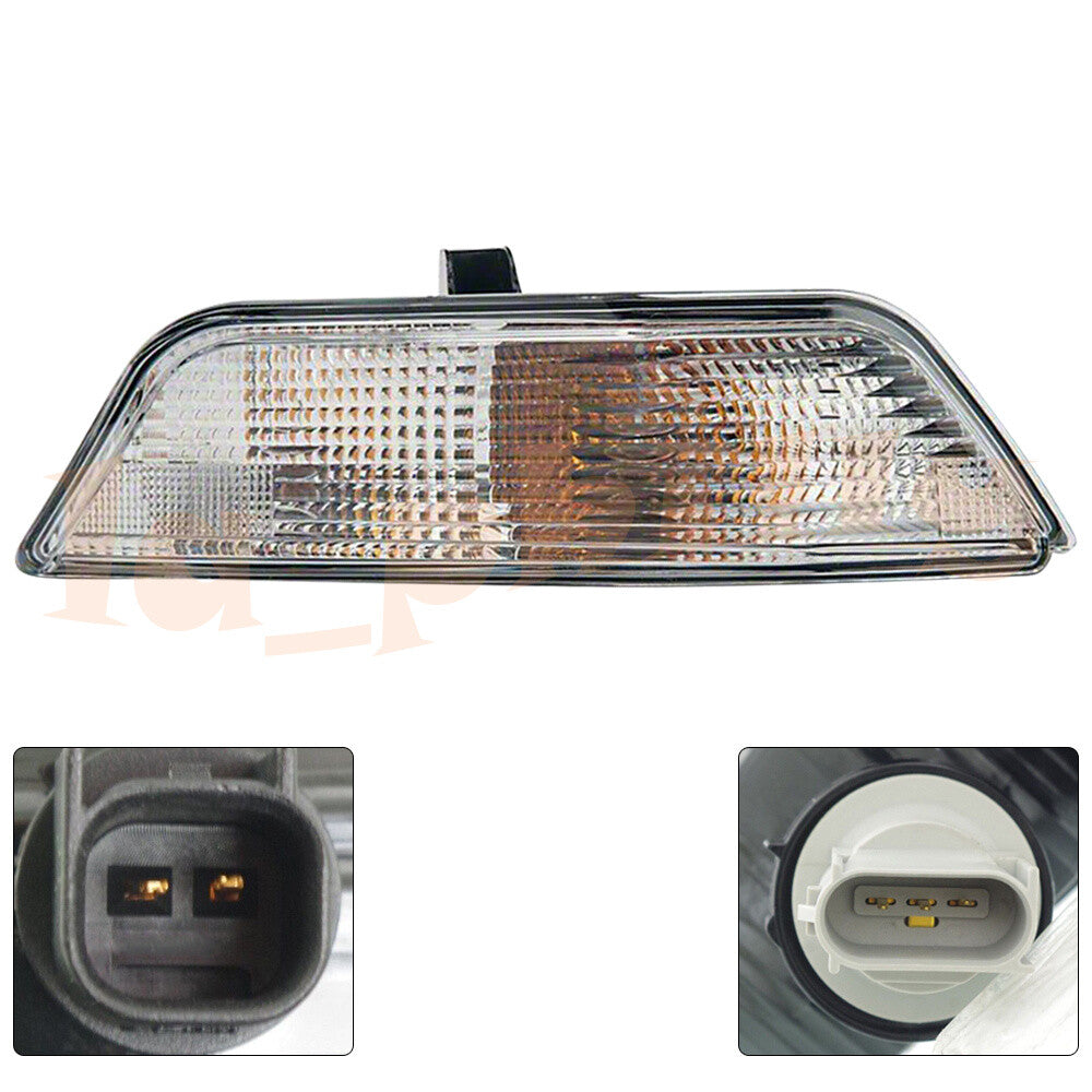 For 2015-17 for Ford for Mustang Right Park Turn Signal Side Marker Light Lamps W/Bulbs