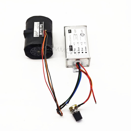 12V Car High Speed Electric Turbine Power Turbo Charger Tan Boost Air Intake Fan