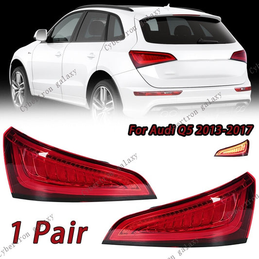 Pair Taillight Taillamp Rear Brake Stop Reverse Lamp for Audi Q5 2013-2017