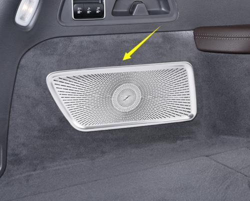 Stainless steel trunk socket cover trim for Mercedes-Benz GLS X167 2020 2021