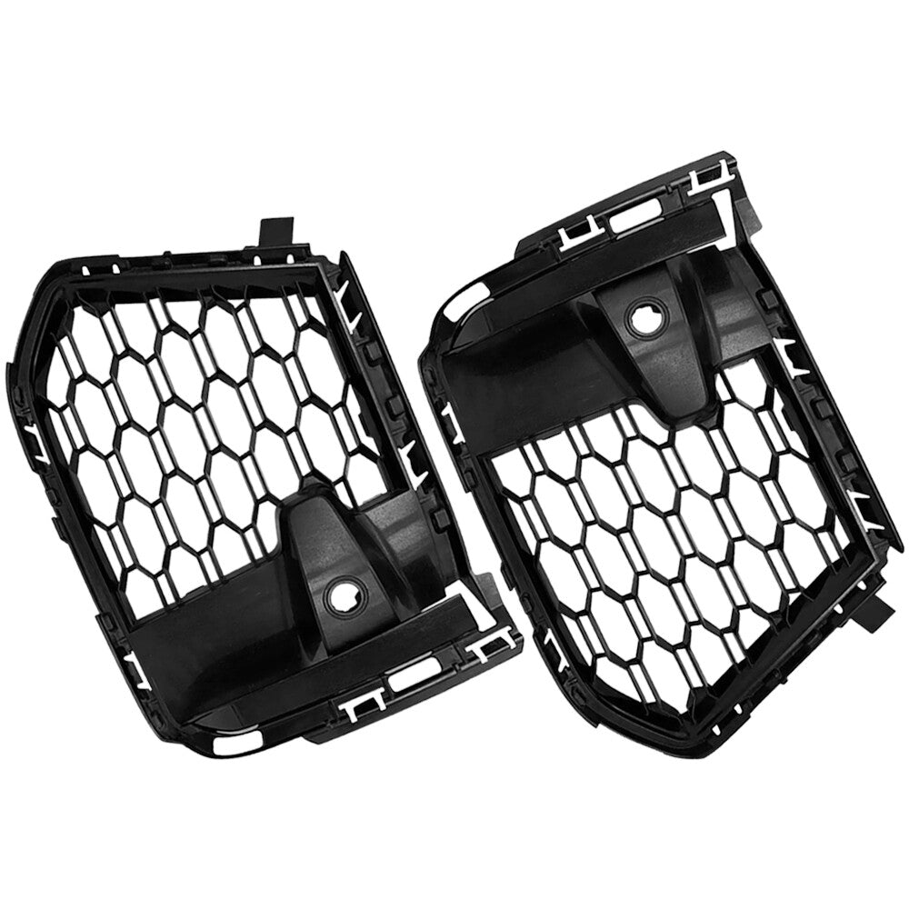 2x Front Left Right Bumper Mesh Grille Unpainted Fits For G06 X6 M Sport 20-23