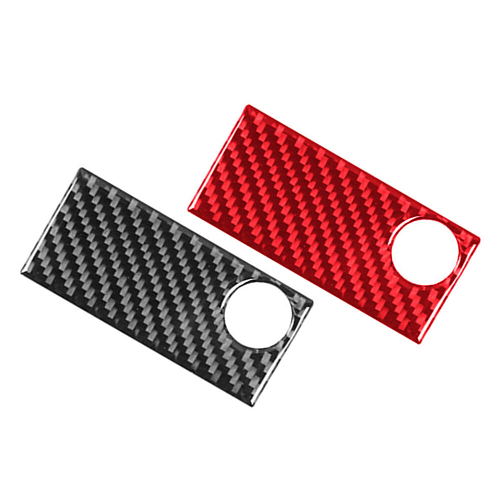Carbon Fiber Interior Glove Box Handle Cover Trim for Dodge Journey 2011-2018