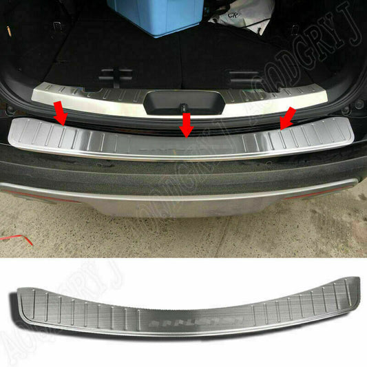 2016-2019 For NEW for Ford Explorer Stainless Rear Bumper Protector cover sill guard