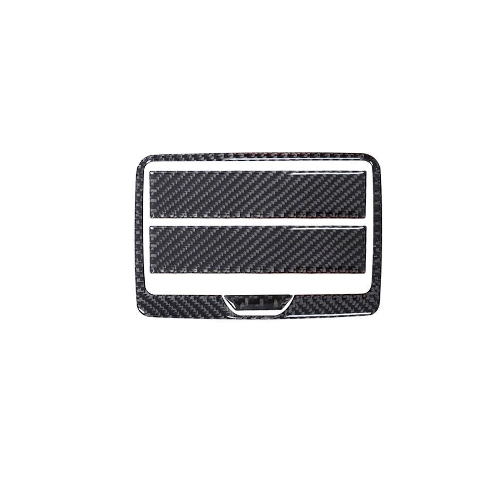 Carbon fiber drink holder rear trim for BMW X3 F25 X4 F26 2011-2017