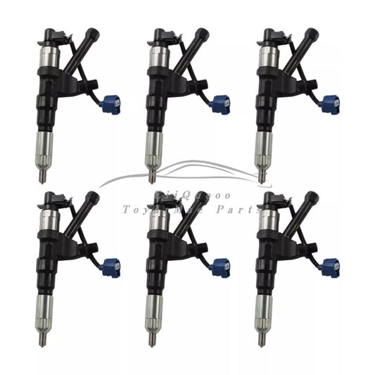 6 pieces 23910-1252 0950005212 Fuel Injector for Hino P11C Engine Kobelco SK450